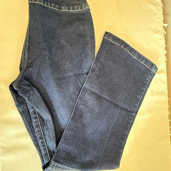 Vintage Younique Dark Blue Flare Jeans - Picture 1 of 4